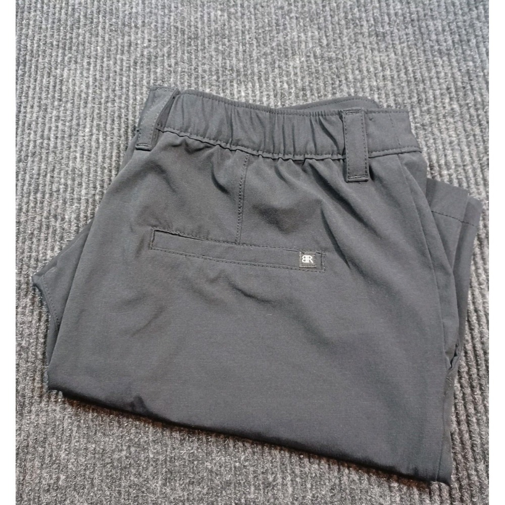 Banana Republic Size 36 Black Shorts Elastic Back Waist 1559922